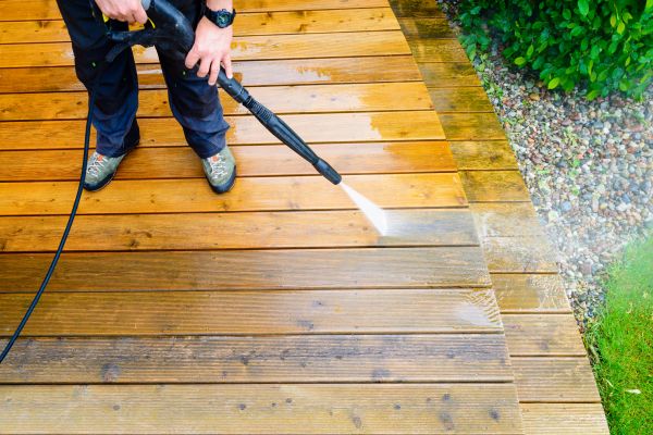 Cost of Deck Power Washing in Corona